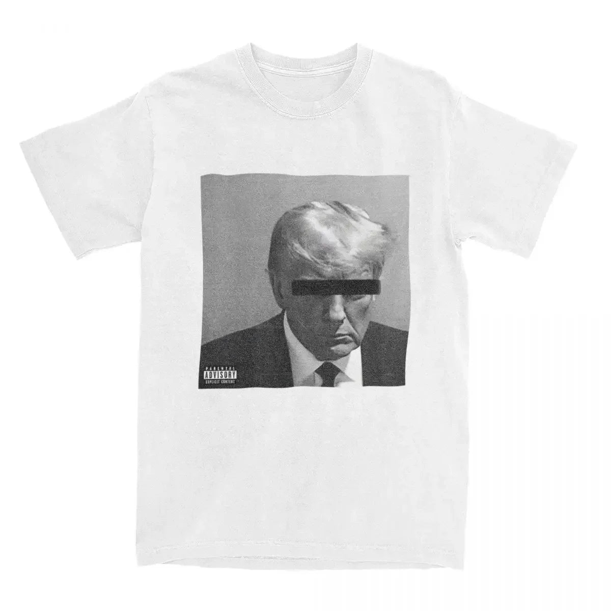 Trump Mugshot T-Shirt Black Out Eyes